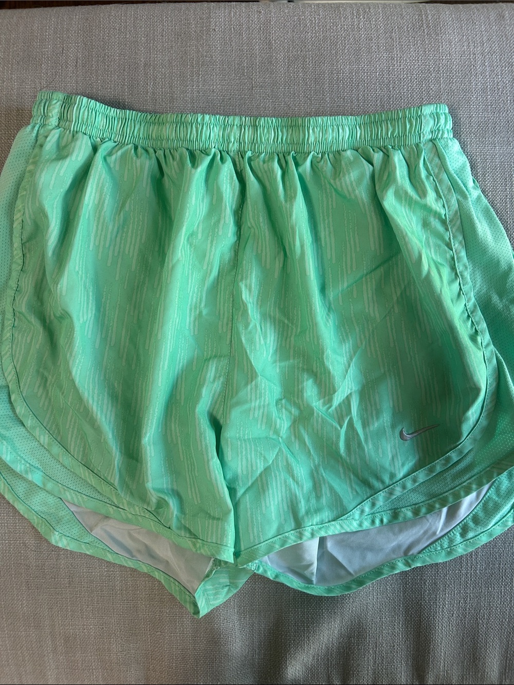 Nike Dri-Fit Women's Mint Green Running Shorts